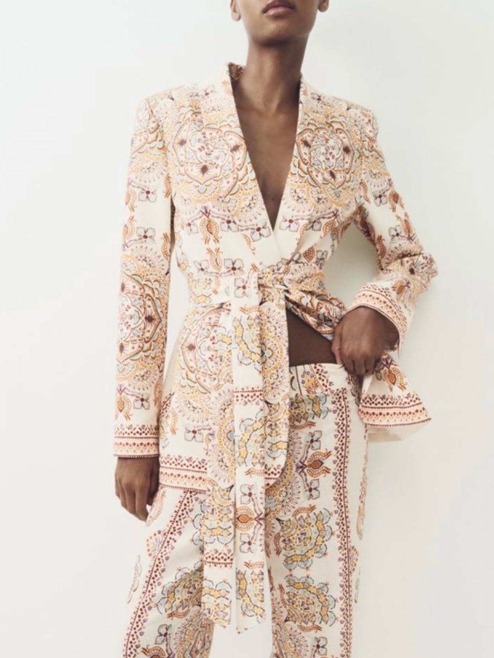 Zara blazer with linen